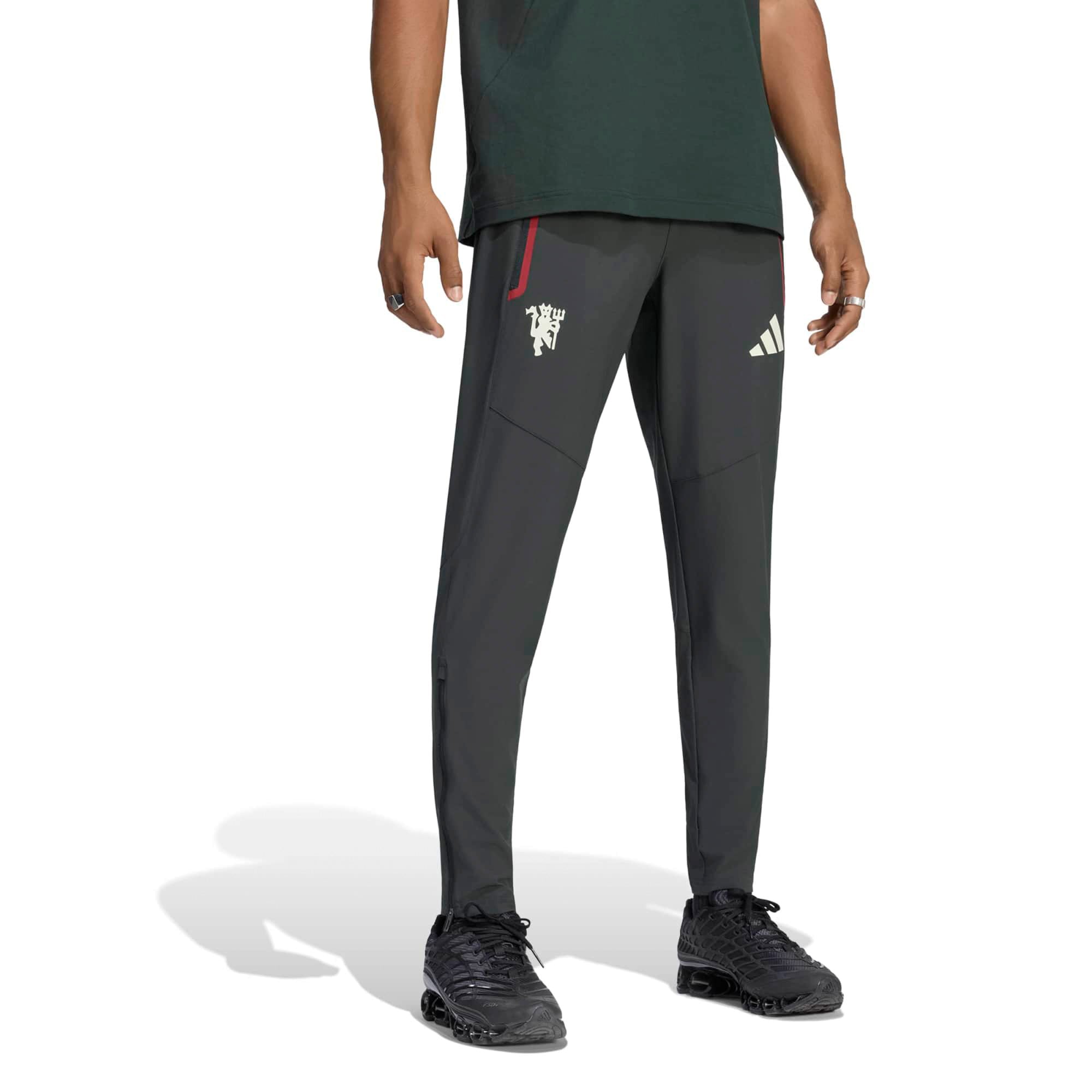 Men's adidas Green Manchester United 2026/27 Third Tiro Travel Tech Pants
