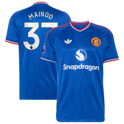 Kobbie Mainoo Manchester United adidas 2026/27 Away On-Field Authentic Jersey - Royal