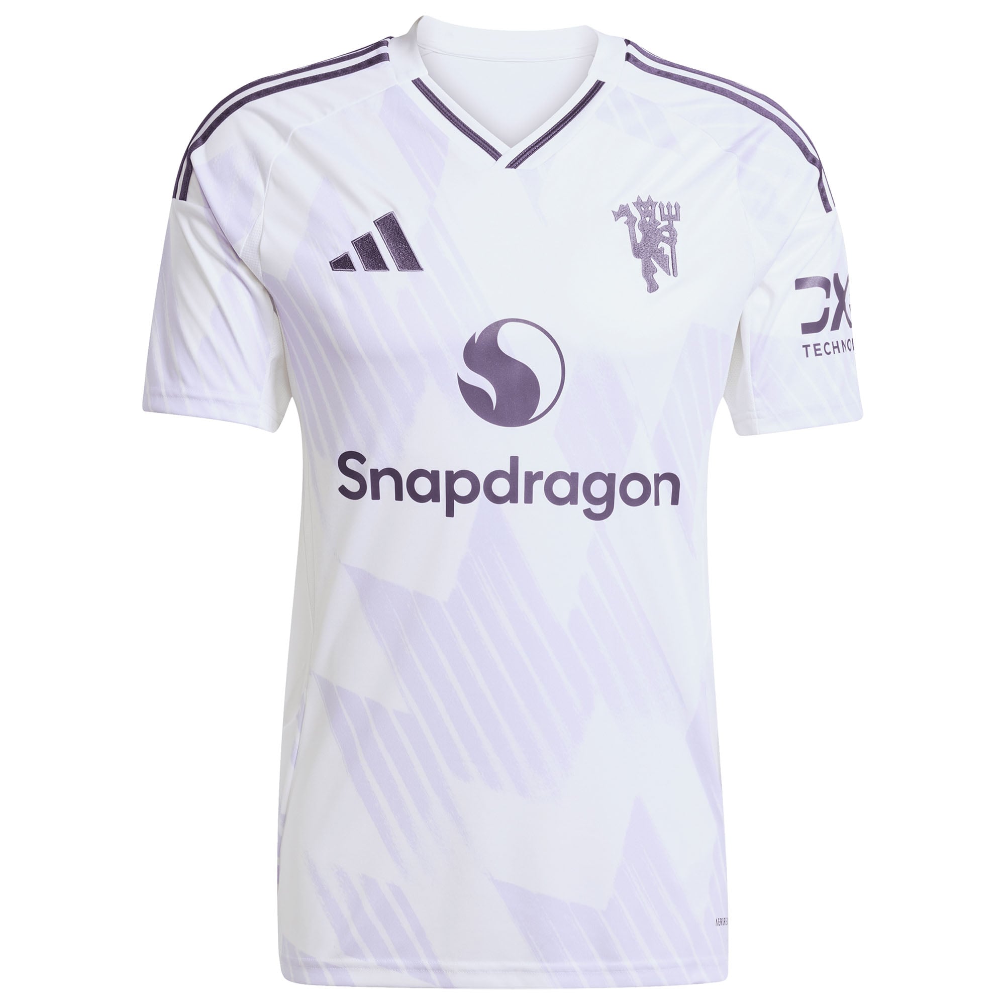 Men's adidas Kobbie Mainoo White Manchester United 2025/26 Away Replica Player Jersey