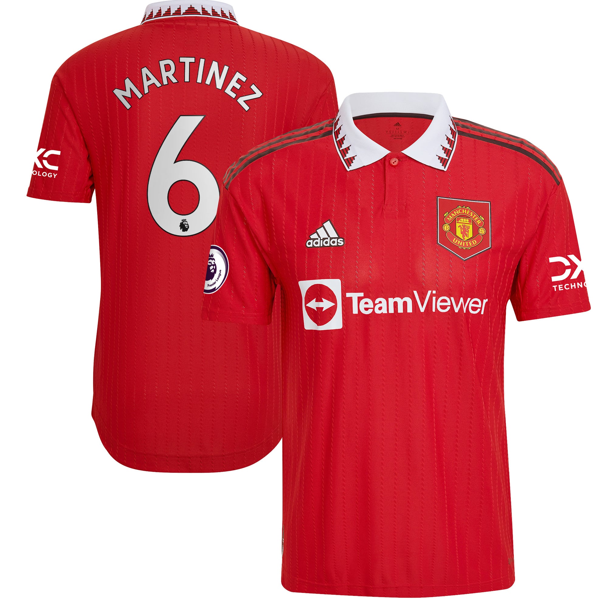 Men's adidas Lisandro Martínez Red Manchester United 2022/23 Home