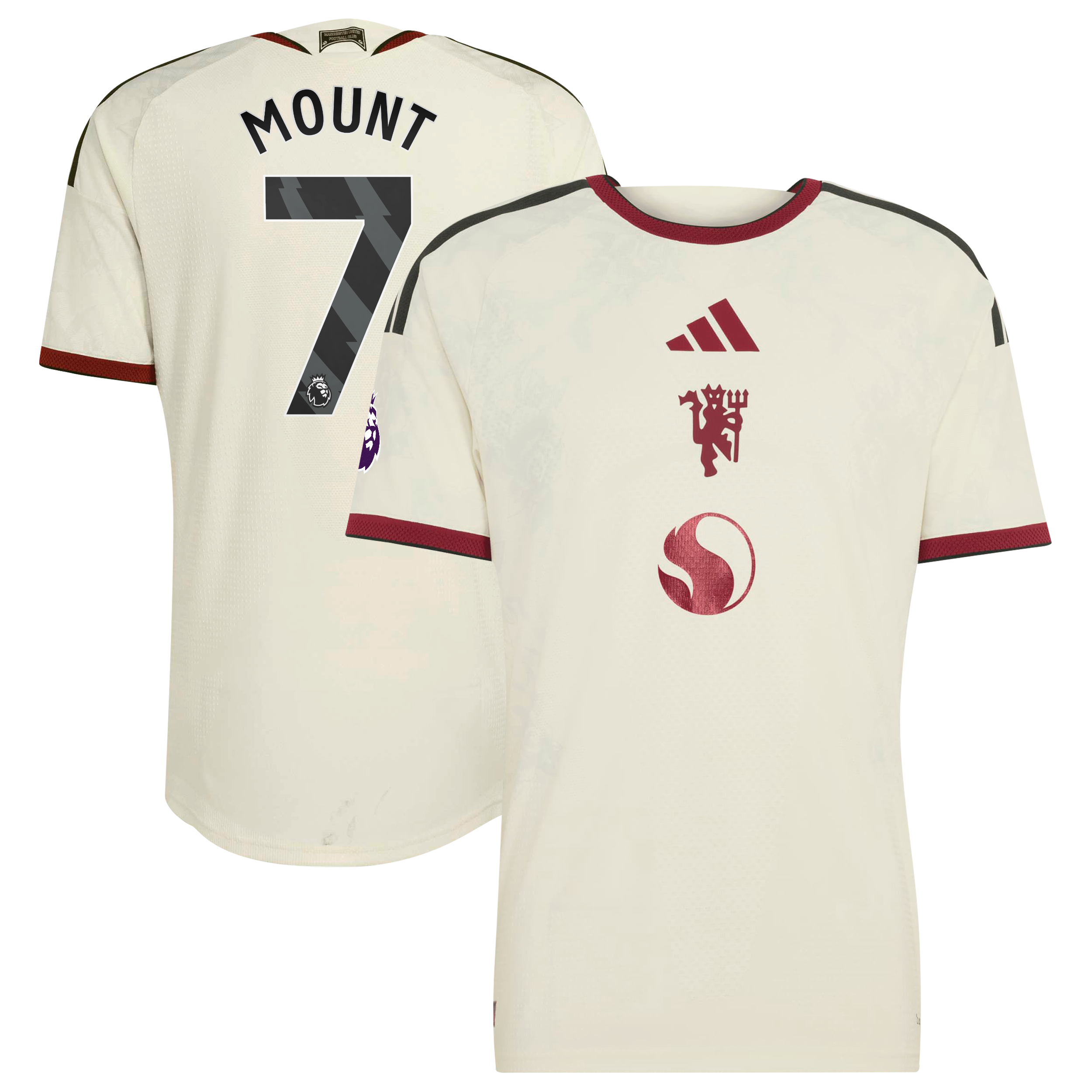 Maillot authentique extérieur adidas Mason Mount Royal Manchester United 2026/27 pour homme