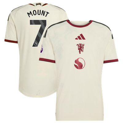 Maillot authentique troisième terrain adidas de Mason Mount, Manchester United, saison 2026/27 - Crème