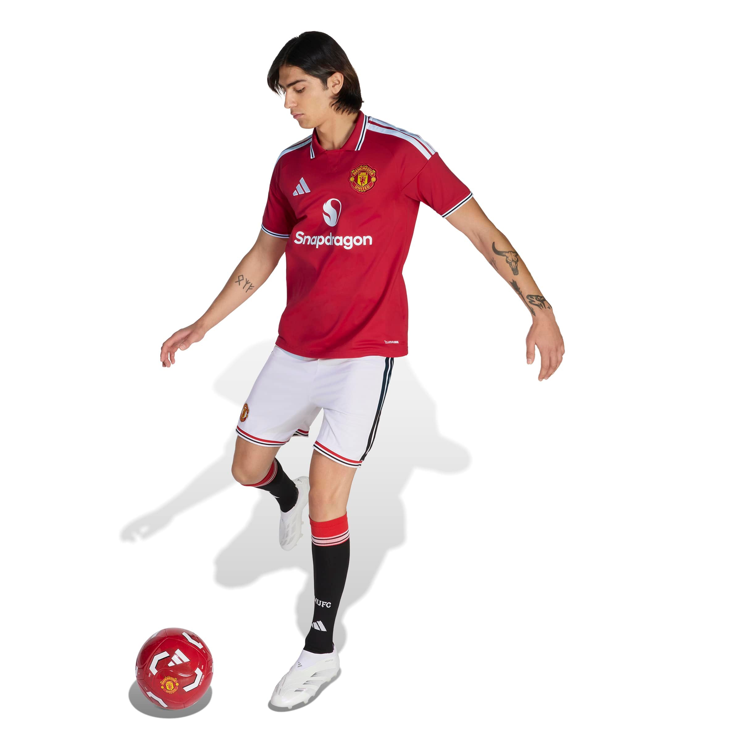 Men's adidas  White Manchester United 2026/27 Home Replica Shorts