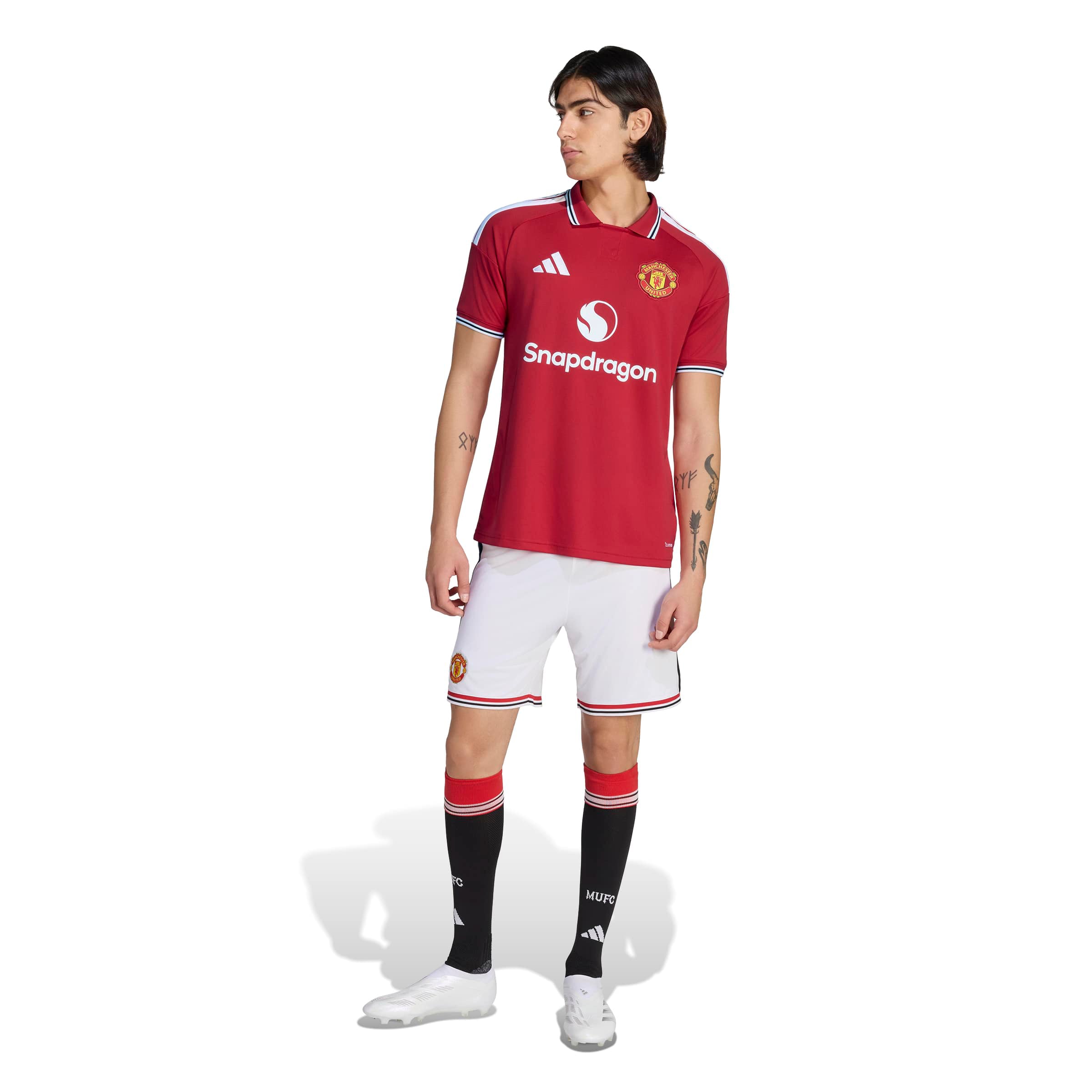Men's adidas  White Manchester United 2026/27 Home Replica Shorts