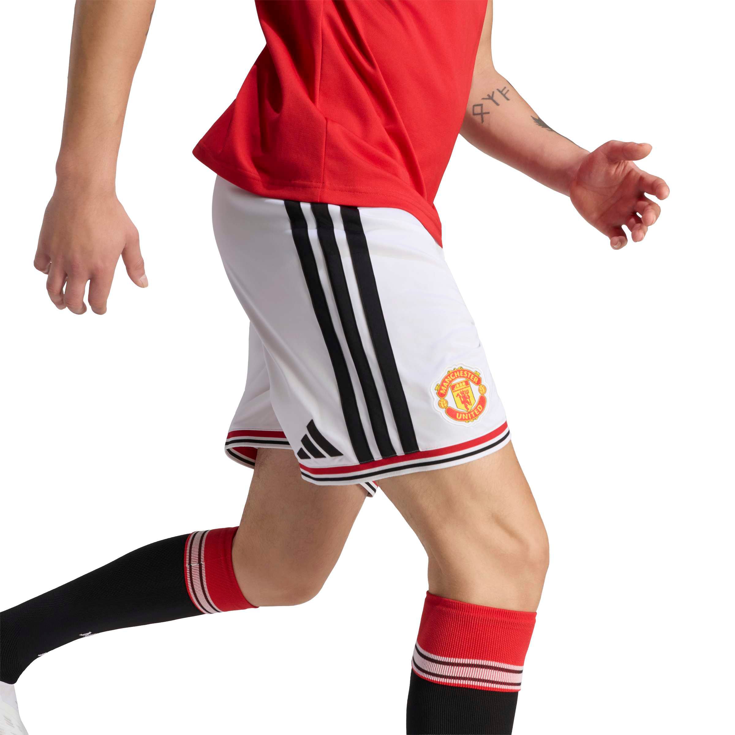 Men's adidas  White Manchester United 2026/27 Home Replica Shorts