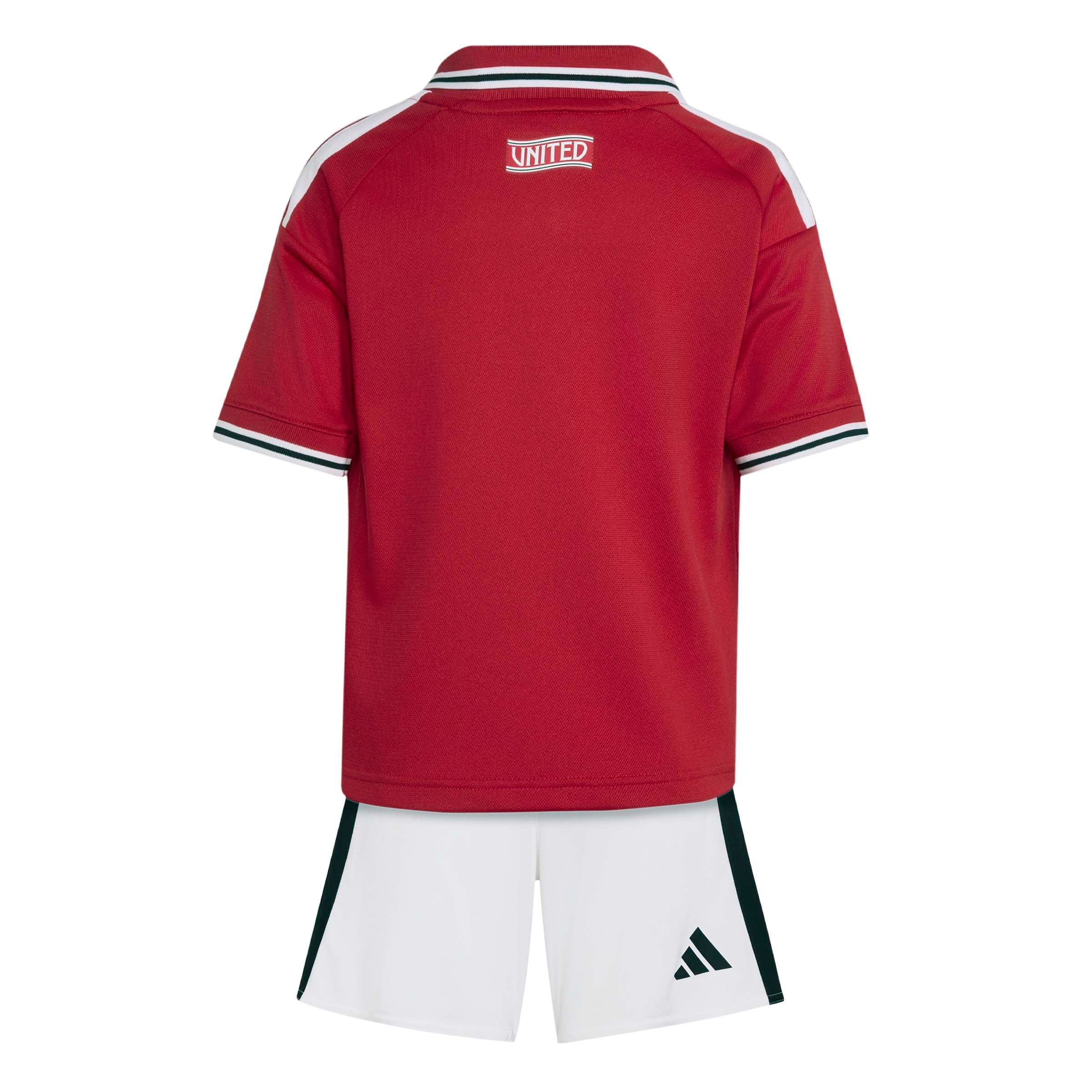 Ensemble réplique rouge Manchester United adidas pour tout-petit
