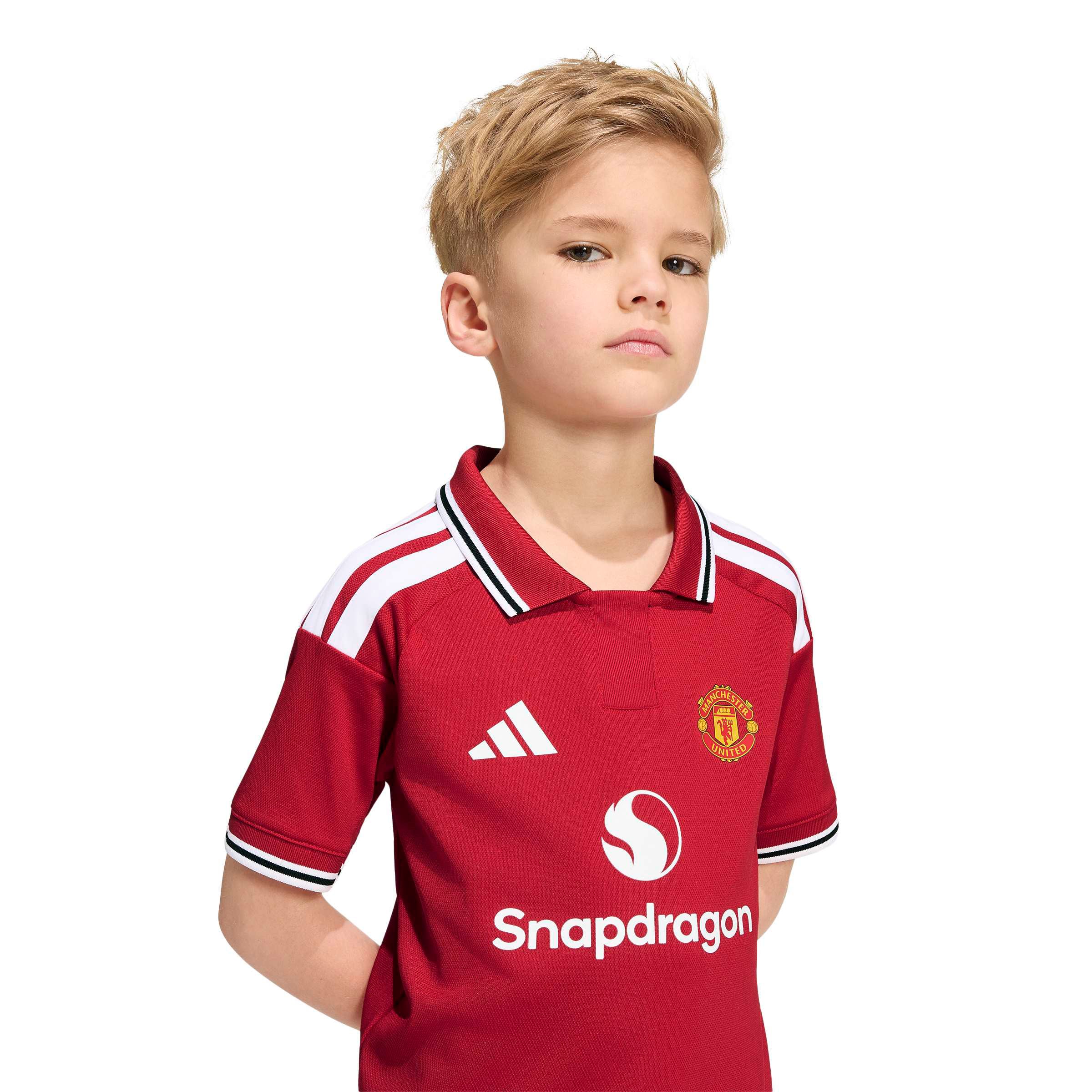 Ensemble réplique rouge Manchester United adidas pour tout-petit