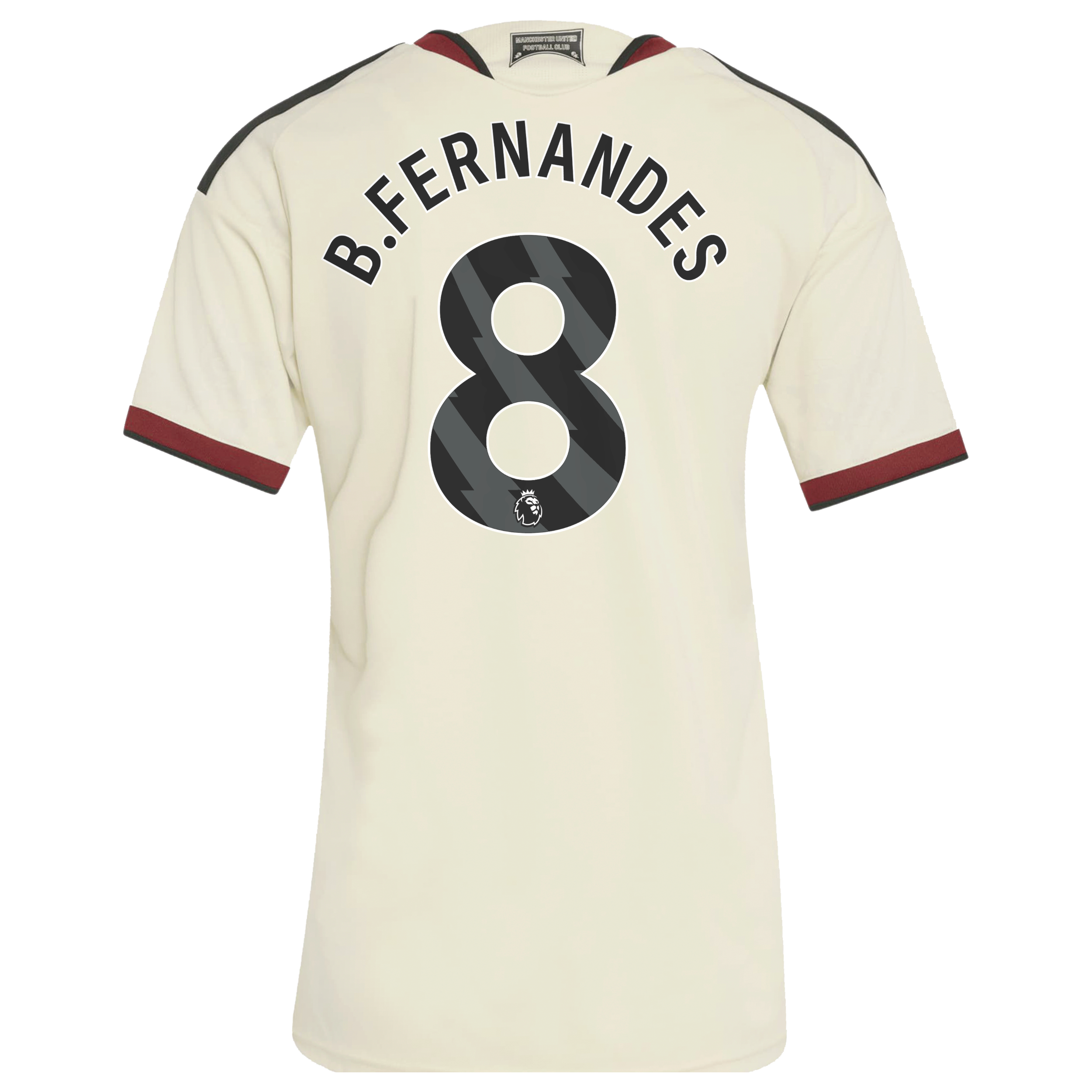 Maillot domicile réplique rouge Manchester United 2026/27 pour femme, adidas Bruno Fernandes