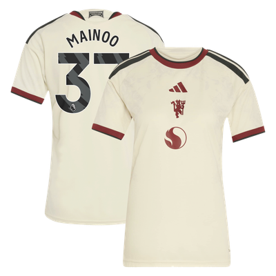 Kobbie Mainoo Manchester United adidas Women's 2026/27 Third Replica Jersey - Cream