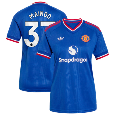 Kobbie Mainoo Manchester United adidas Women's 2026/27 Away Replica Jersey - Royal