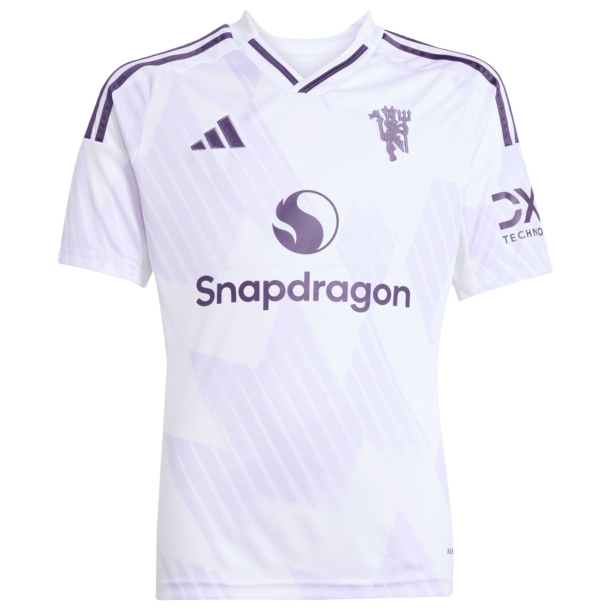 Maillot réplique extérieur blanc adidas Bruno Fernandes Manchester United 2025/26 pour jeune