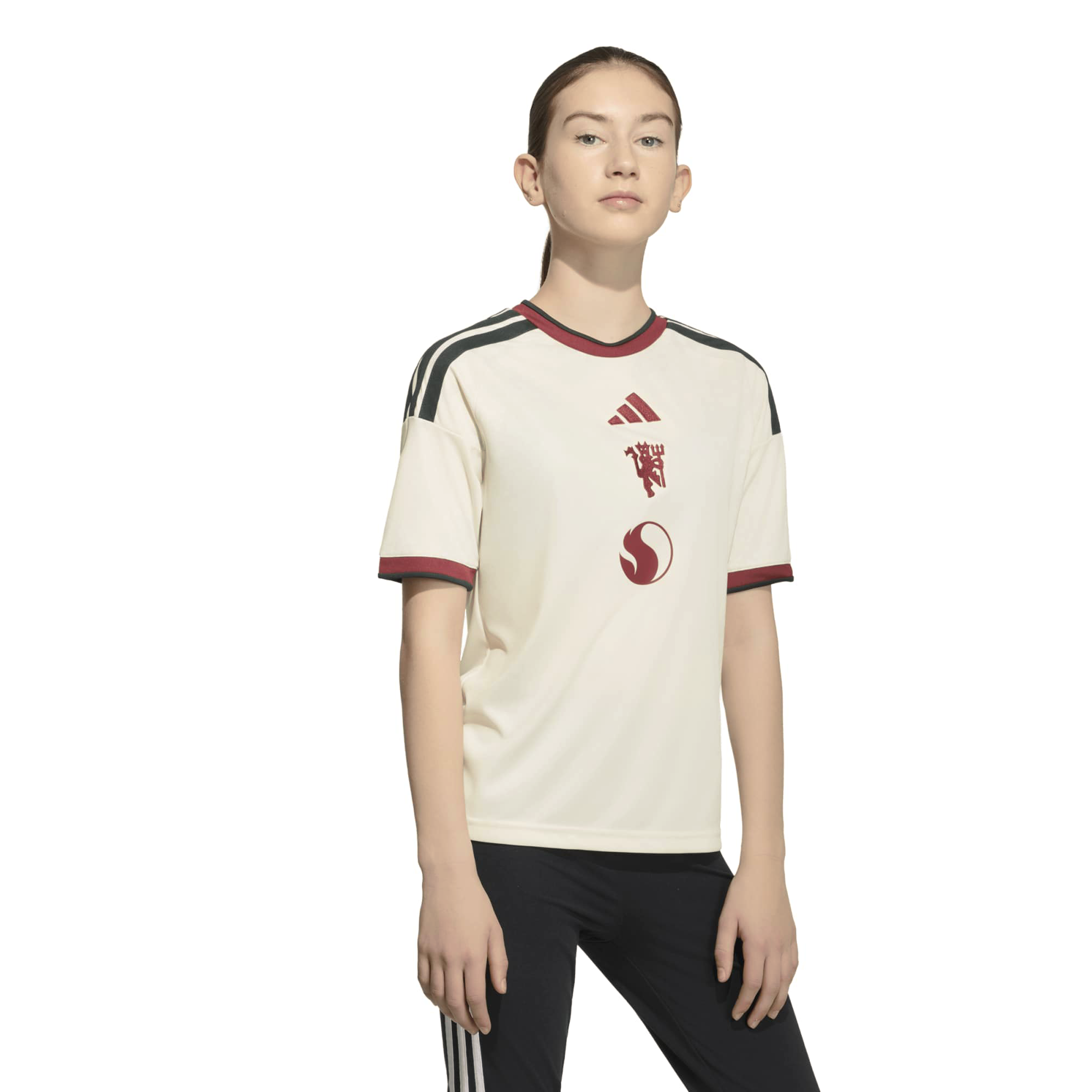 Maillot réplique domicile rouge adidas Manchester United 2026/27 pour jeunes