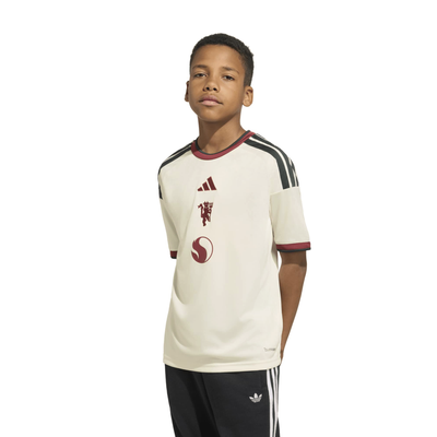  Manchester United adidas Youth 2026/27 Third Replica Jersey - Cream