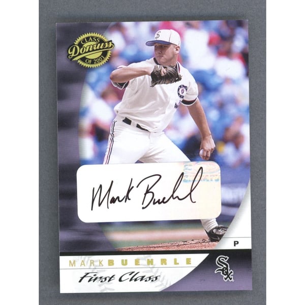 Photo Dédicacée 8x10 De Mark Buehrle - White Sox - Notée AUTO GRADE 10 Par Beckett