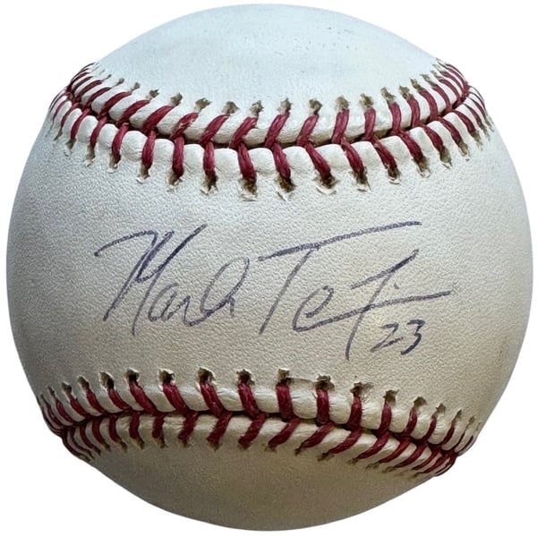 Mark Teixeira Signed Baseball, Autographed Mark Teixeira Baseball 
