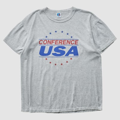 Conference USA Russell 1997 T-shirt - Heather Gray - M by Fanatics Real Vintage