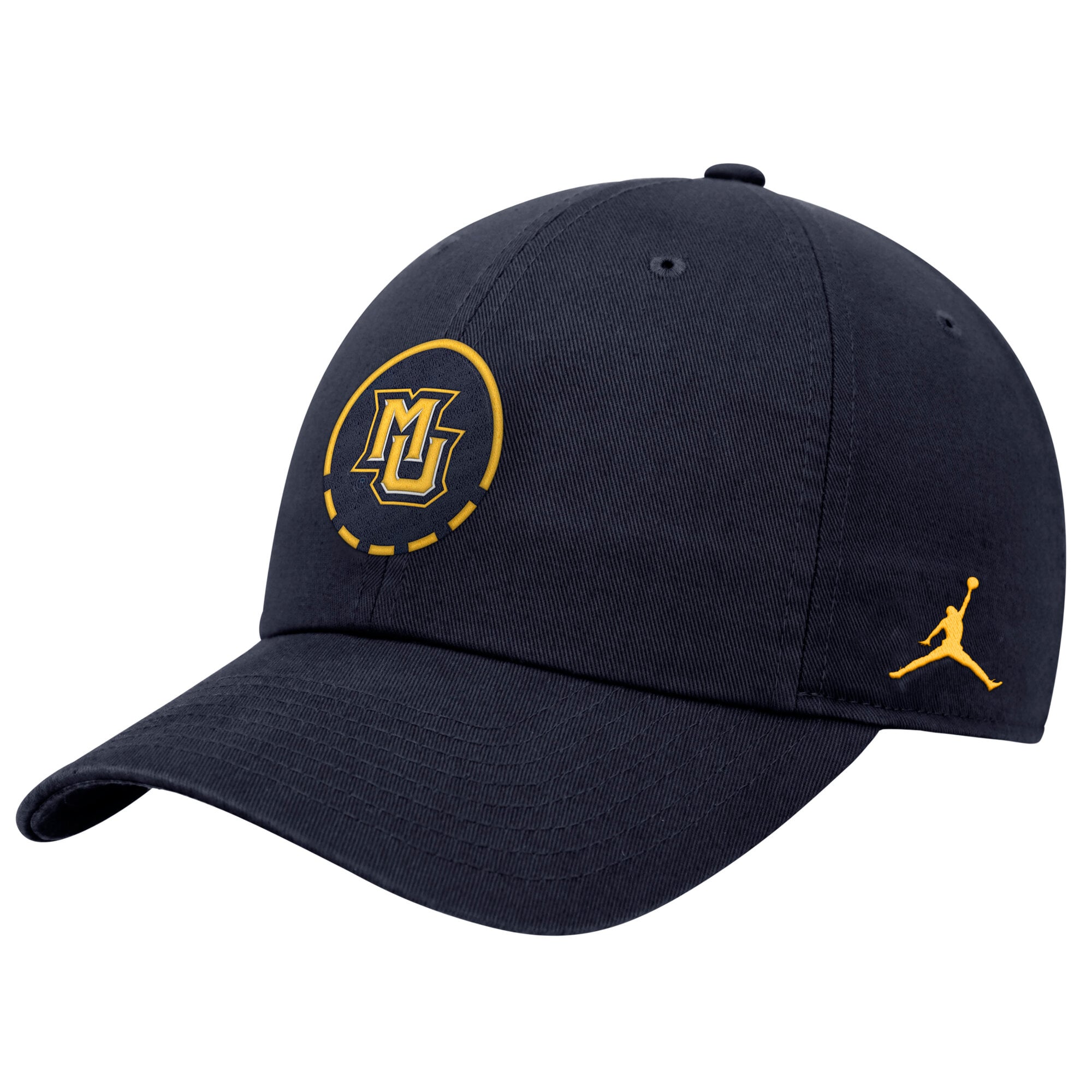 Casquette ajustable Jordan Brand bleu marine Marquette Golden Eagles Primetime Basketball Club pour homme