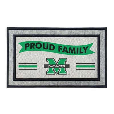 Marshall Thundering Herd Jardine 18" x 30" Proud Family Doormat
