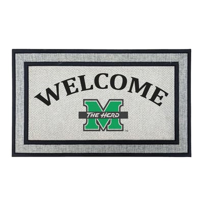 Marshall Thundering Herd Jardine 18" x 30" Welcome Doormat