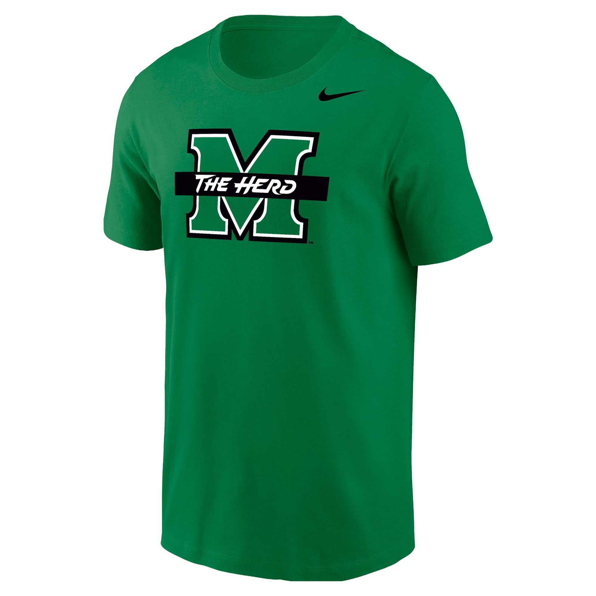 T-shirt Nike vert Marshall Thundering Herd Core pour homme