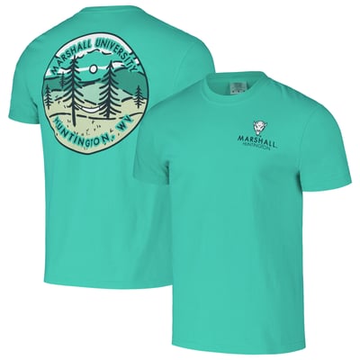 Tessuto Cotone Marshall University Thundering Herd | Stampa Tono Su Tono | Blu E Bianco | Venduto Al Metro - Foto 4