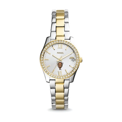 Marshall Thundering Herd Fossil Women's Scarlette Mini Two-Tone Stainless Steel Watch
