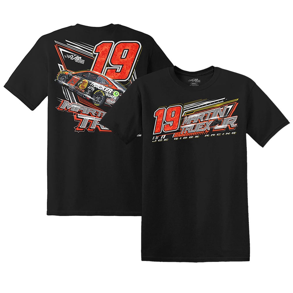 T-Shirt Martin Truex Jr Joe Gibbs Racing Team Collection Car - Noir