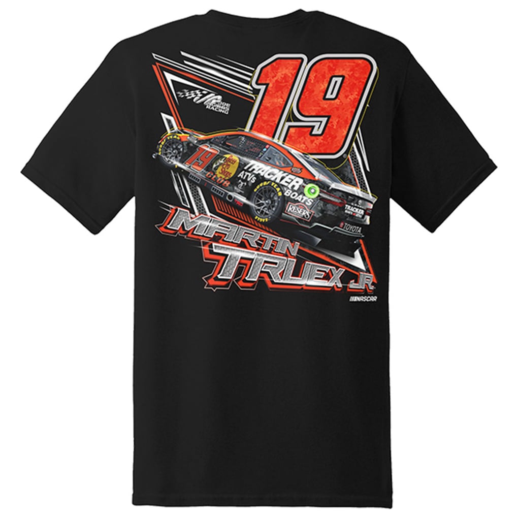 T-Shirt Martin Truex Jr Joe Gibbs Racing Team Collection Car - Noir