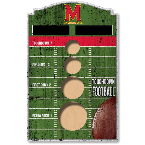 Handcrafted University Of Maryland Cornhole Bean Bags - 8-Pack For Tailgate Toss Game - Terrapins
