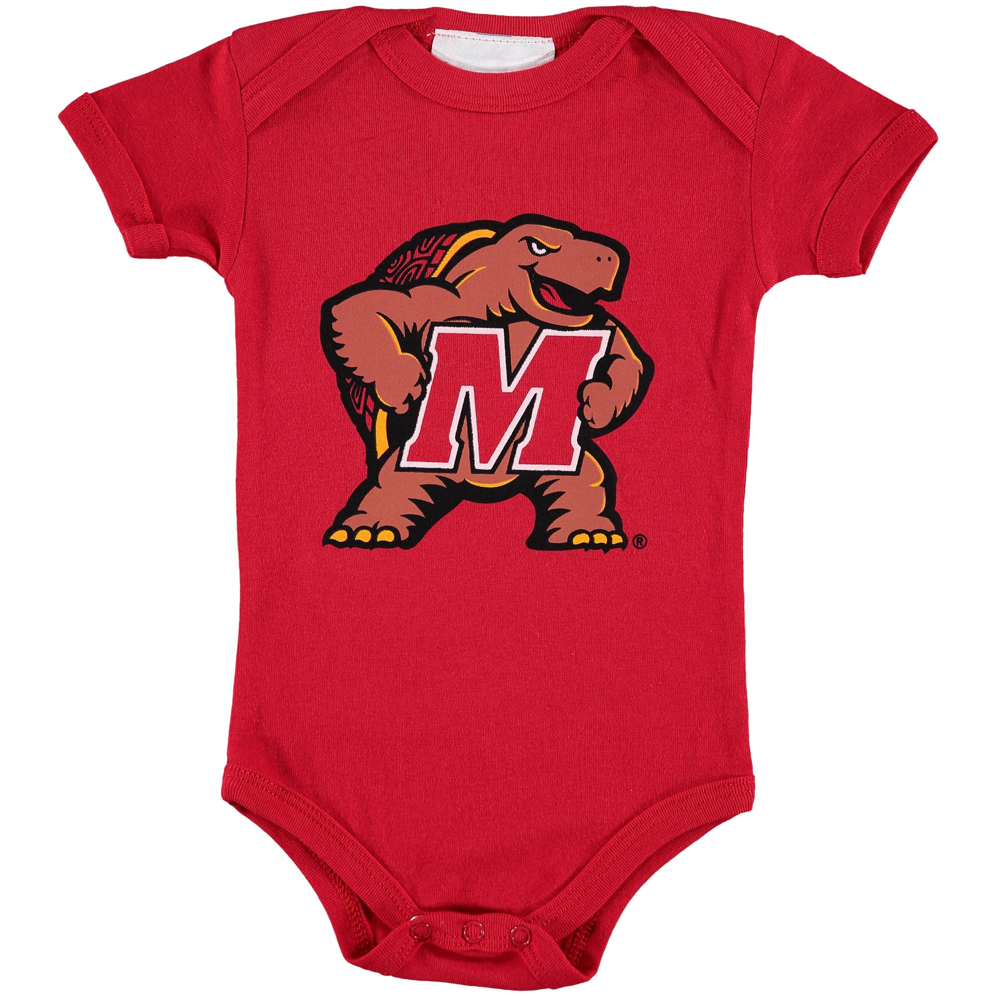 Body bébé rouge à grand logo Maryland Terrapins Two Feet Ahead