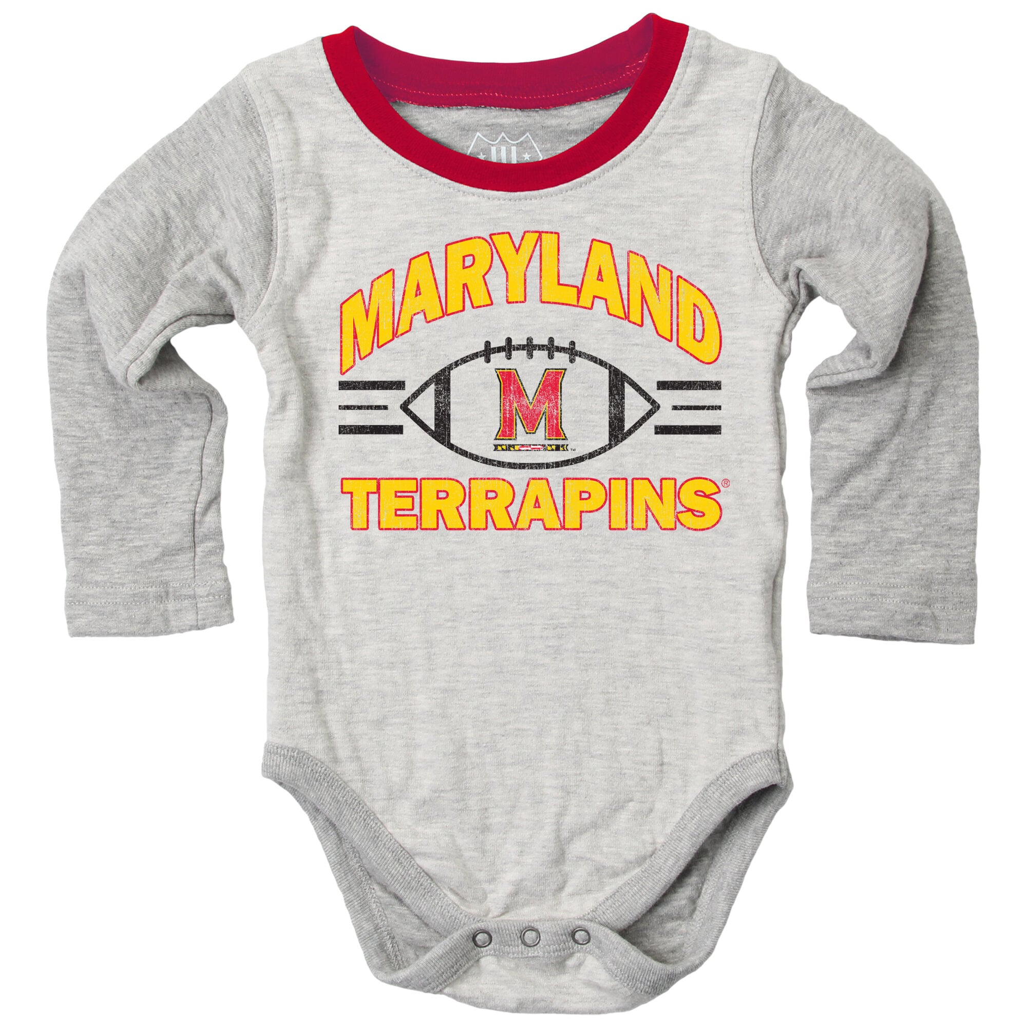 Infant Wes & Willy Heather Gray Maryland Terrapins Jie Hopper Set