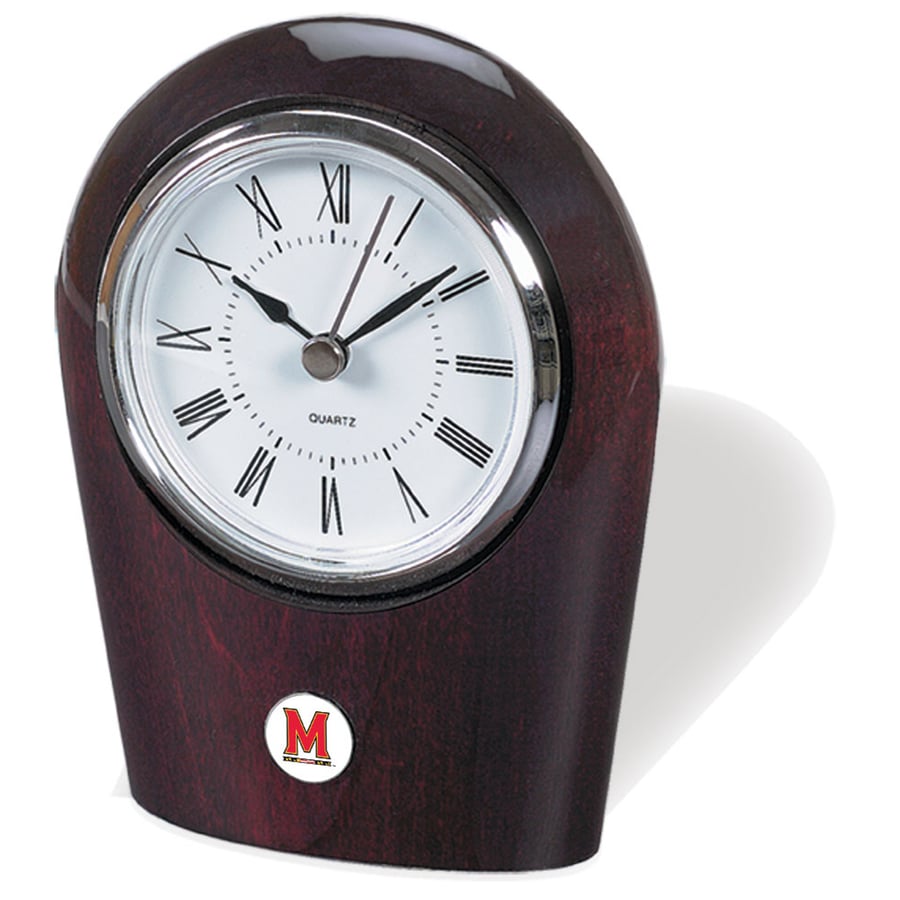 Maryland Terrapins Team Logo Palm Clock