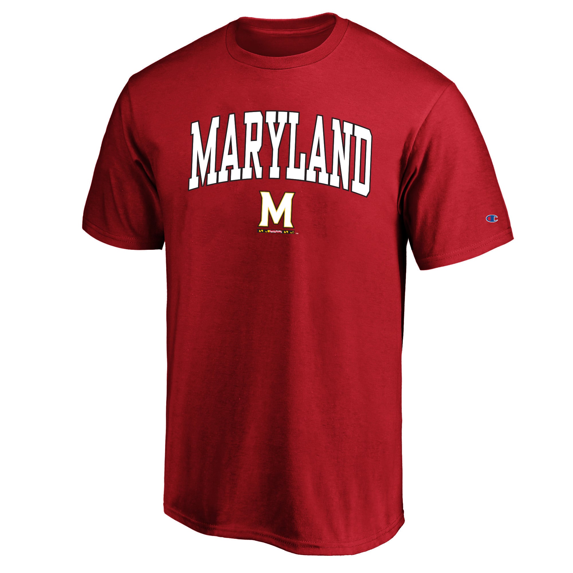 Men's Champion Red Maryland Terrapins Big & Tall Team Arch Over Wordmark T-Shirt