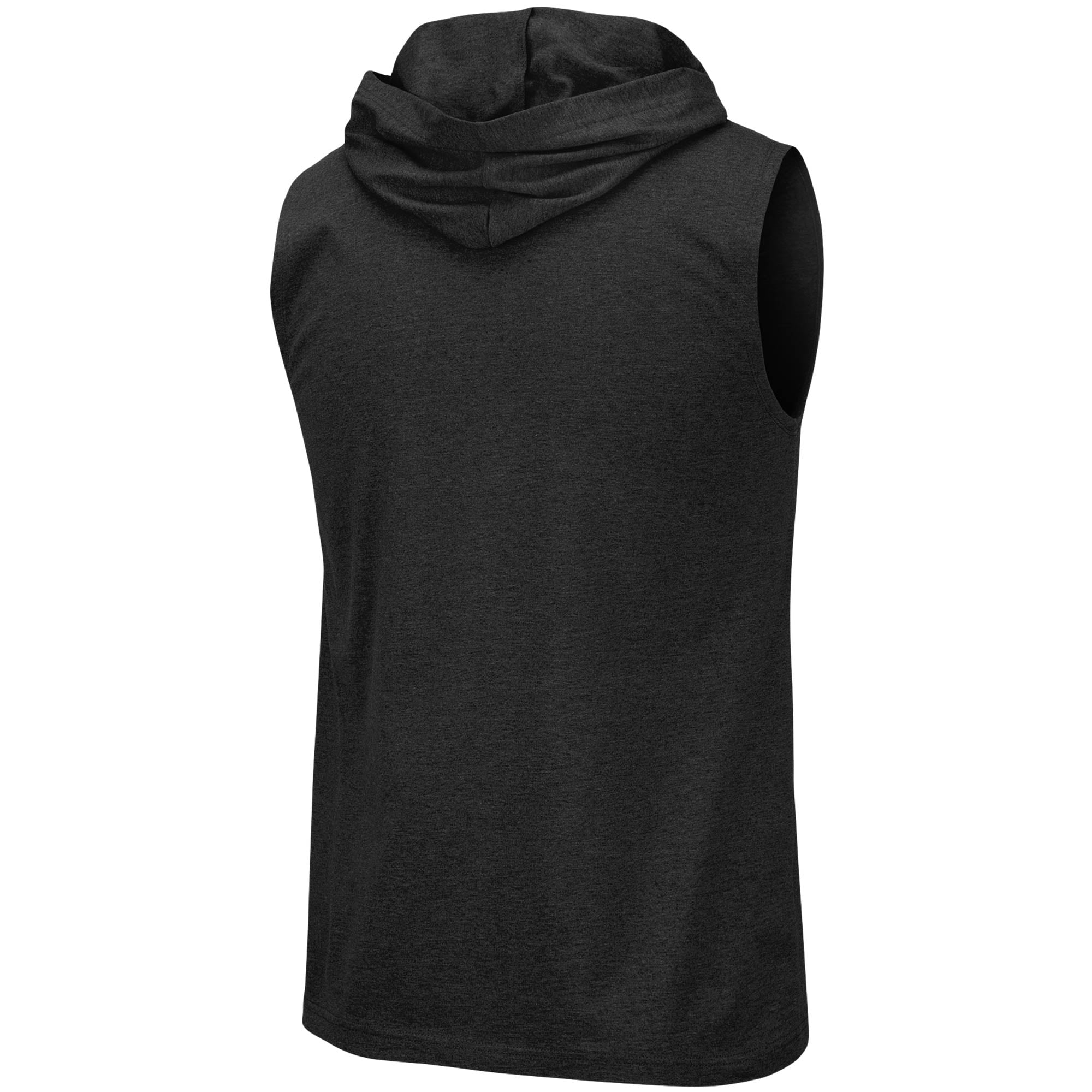 Men's Colosseum Black Maryland Terrapins Varsity Hoodie Tank Top