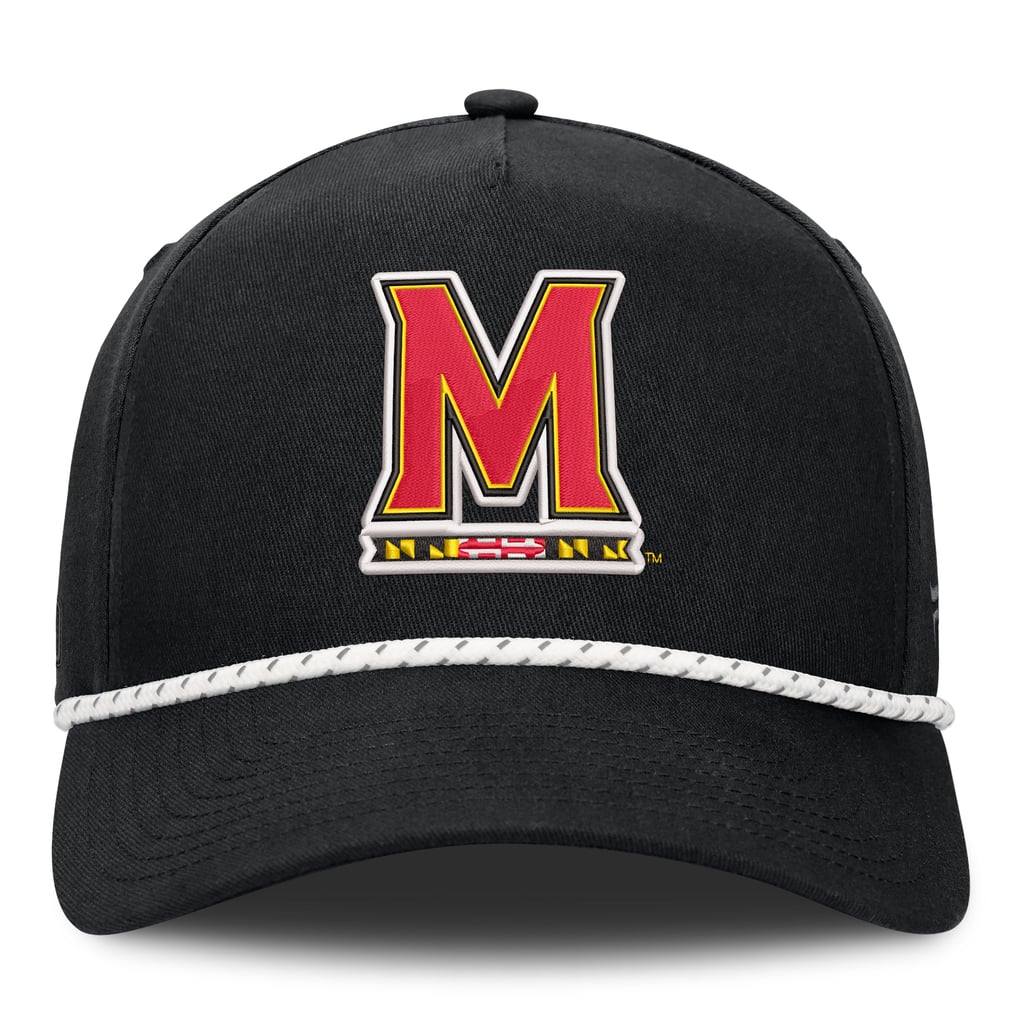 Men's Fanatics Black Maryland Terrapins Undertone Rope Adjustable Hat