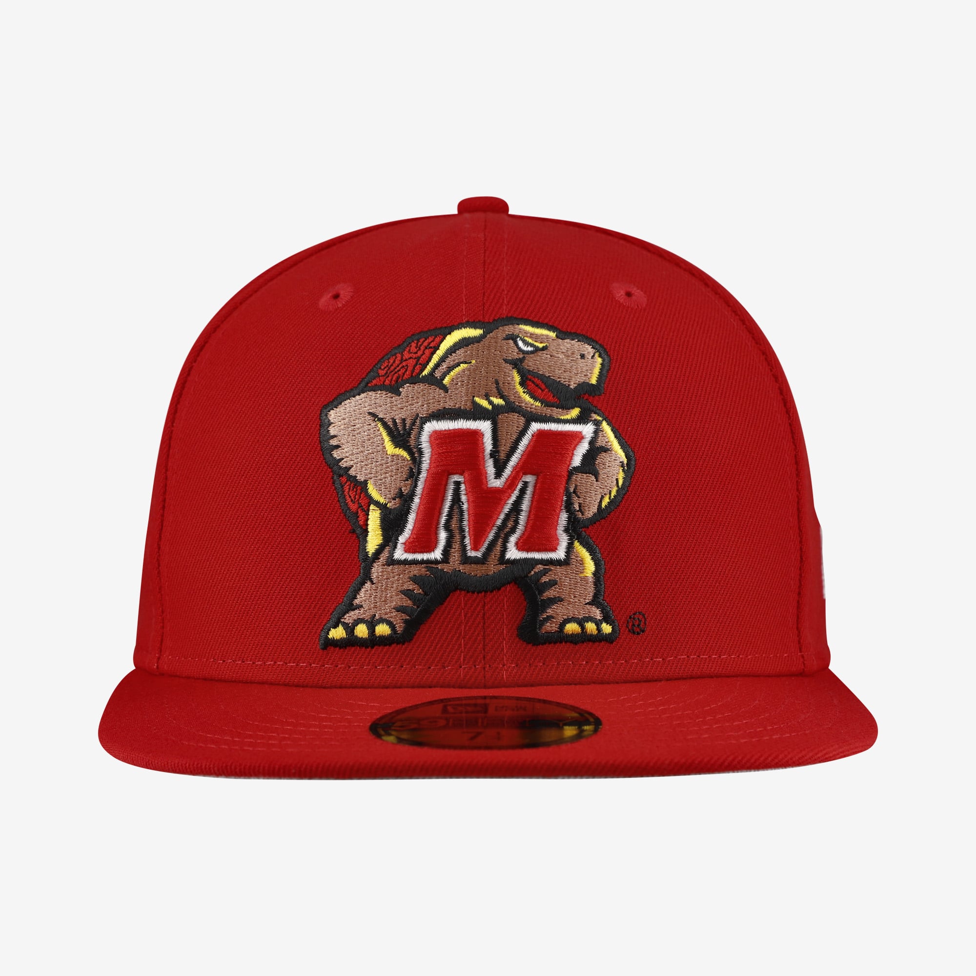 Casquette ajustée New Era Core 59FIFTY rouge Maryland Terrapins pour homme