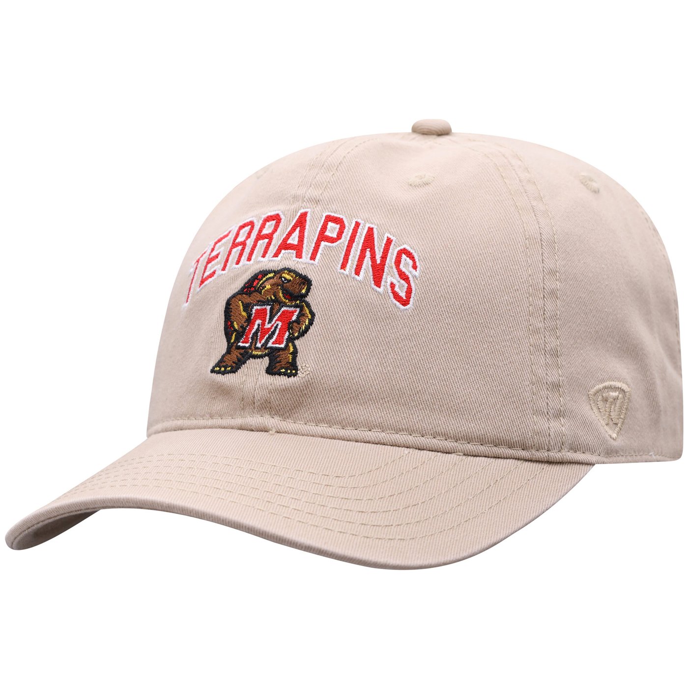 Men's Top of the World Khaki Maryland Terrapins Classic Arch Adjustable Hat