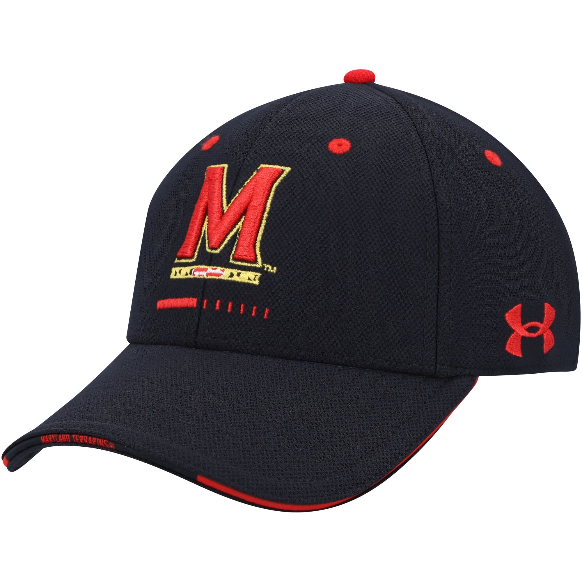 Men's Under Armour Black Maryland Terrapins Blitzing Accent Performance ...