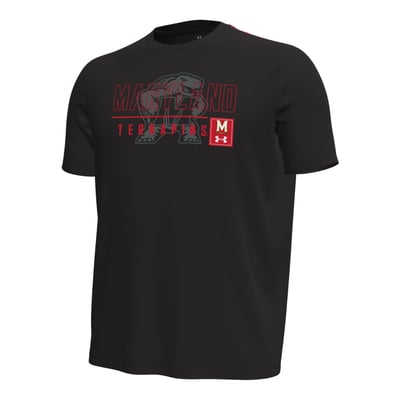  Maryland Terrapins Under Armour Gameday Motion Heavyweight T-Shirt - Black