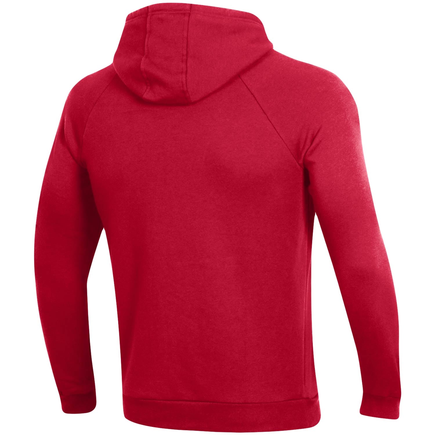 Men's Under Armour Red Maryland Terrapins Arched Fleece Raglan