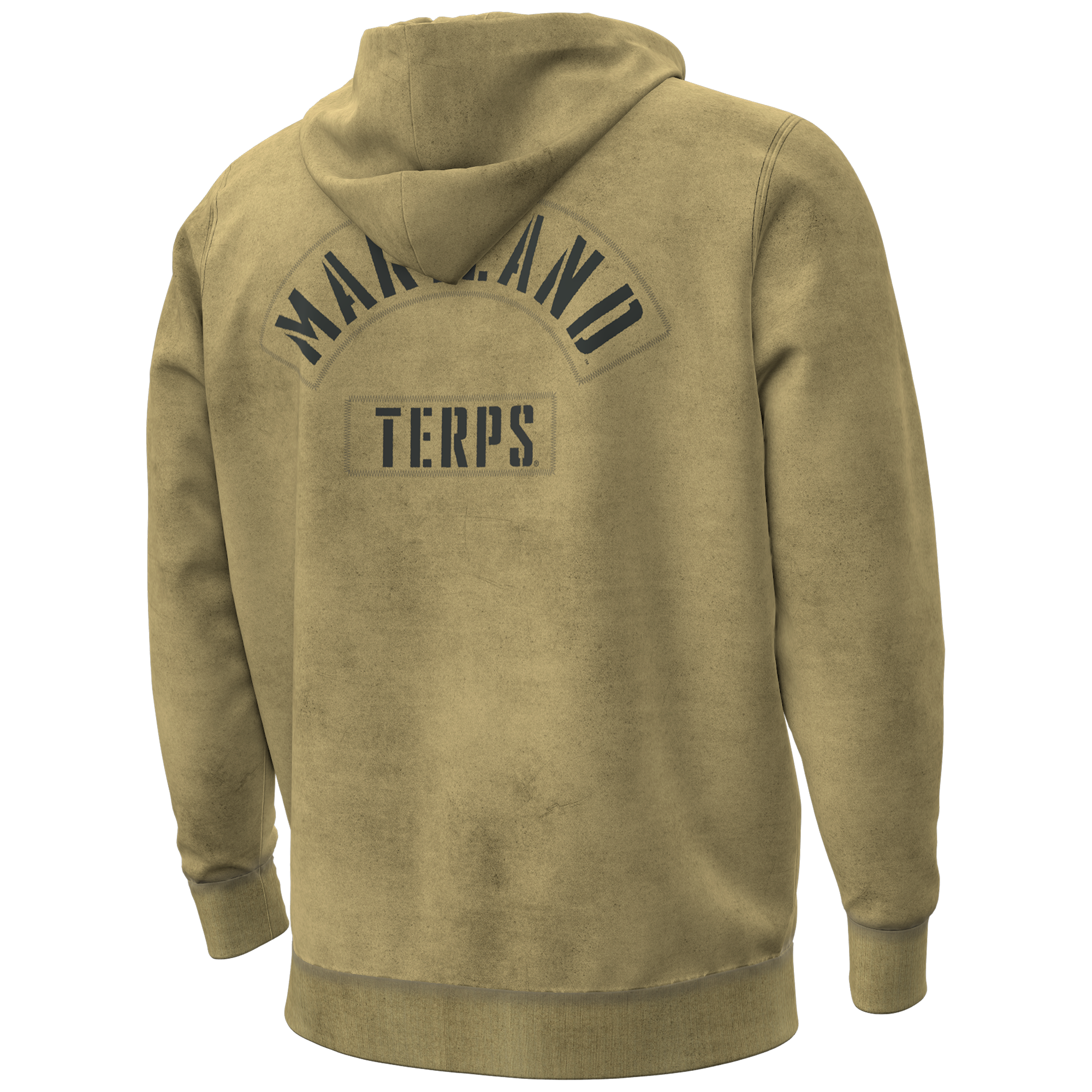 Sweat à capuche Under Armour pour homme, couleur beige, Maryland Terrapins, collection Freedom 2026