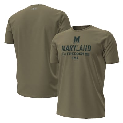 Maryland Terrapins Under Armour 2026 Freedom Collection T-Shirt - Tan
