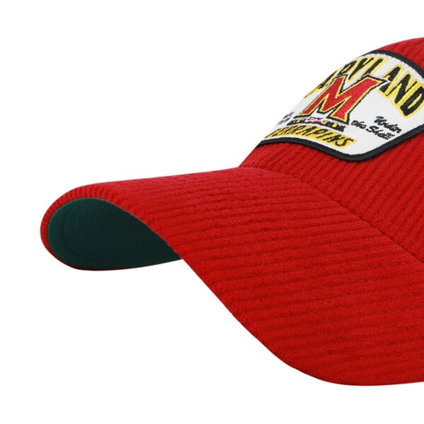 Casquette unisexe ajustable '47 Red Maryland Terrapins Accordia en velours côtelé MVP