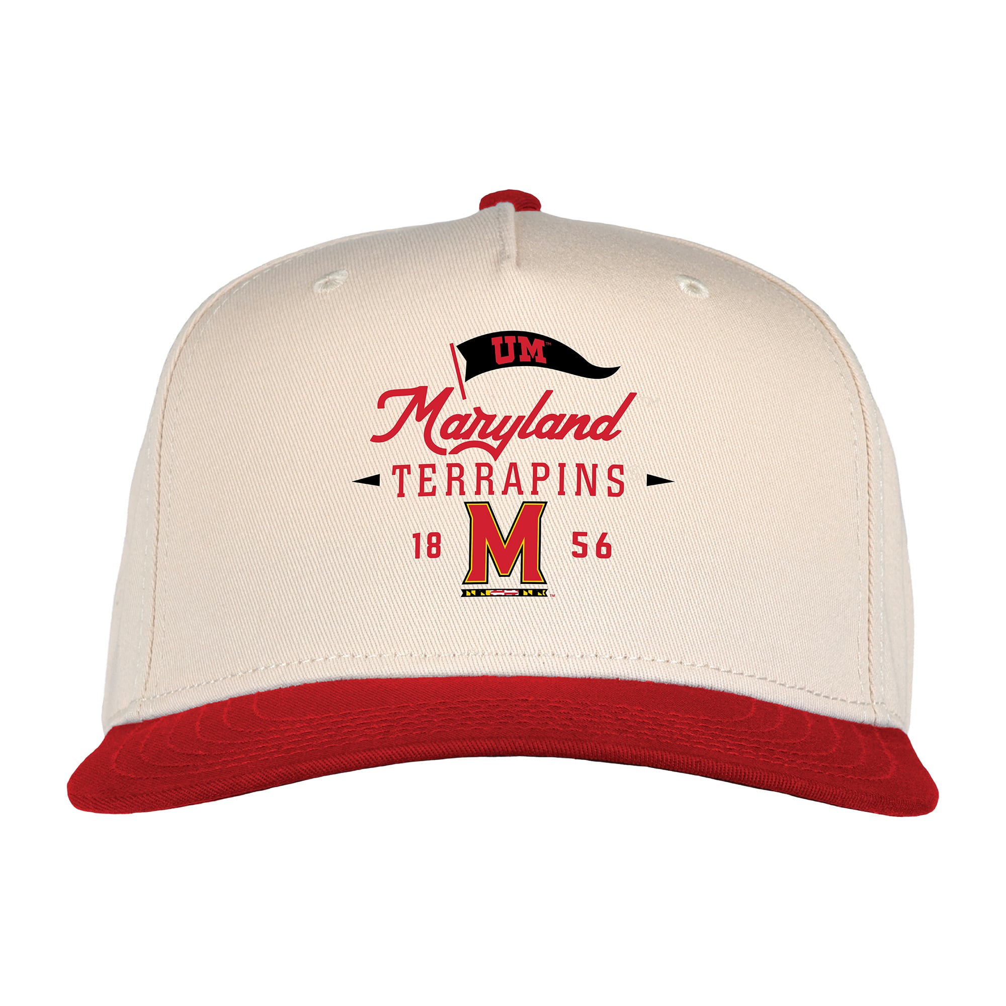 Casquette unisexe crème Ahead Maryland Terrapins The 1995 ajustable