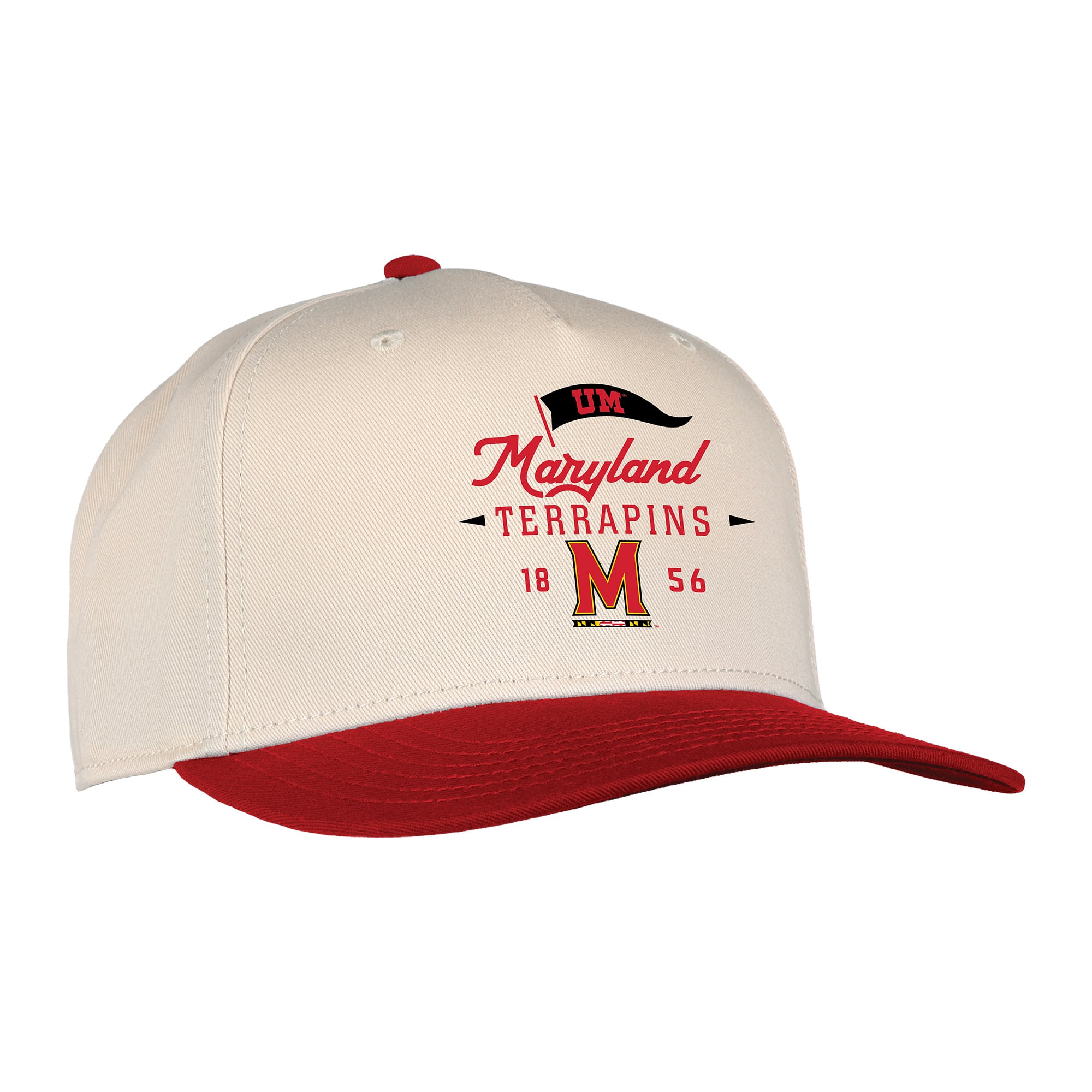 Casquette unisexe crème Ahead Maryland Terrapins The 1995 ajustable
