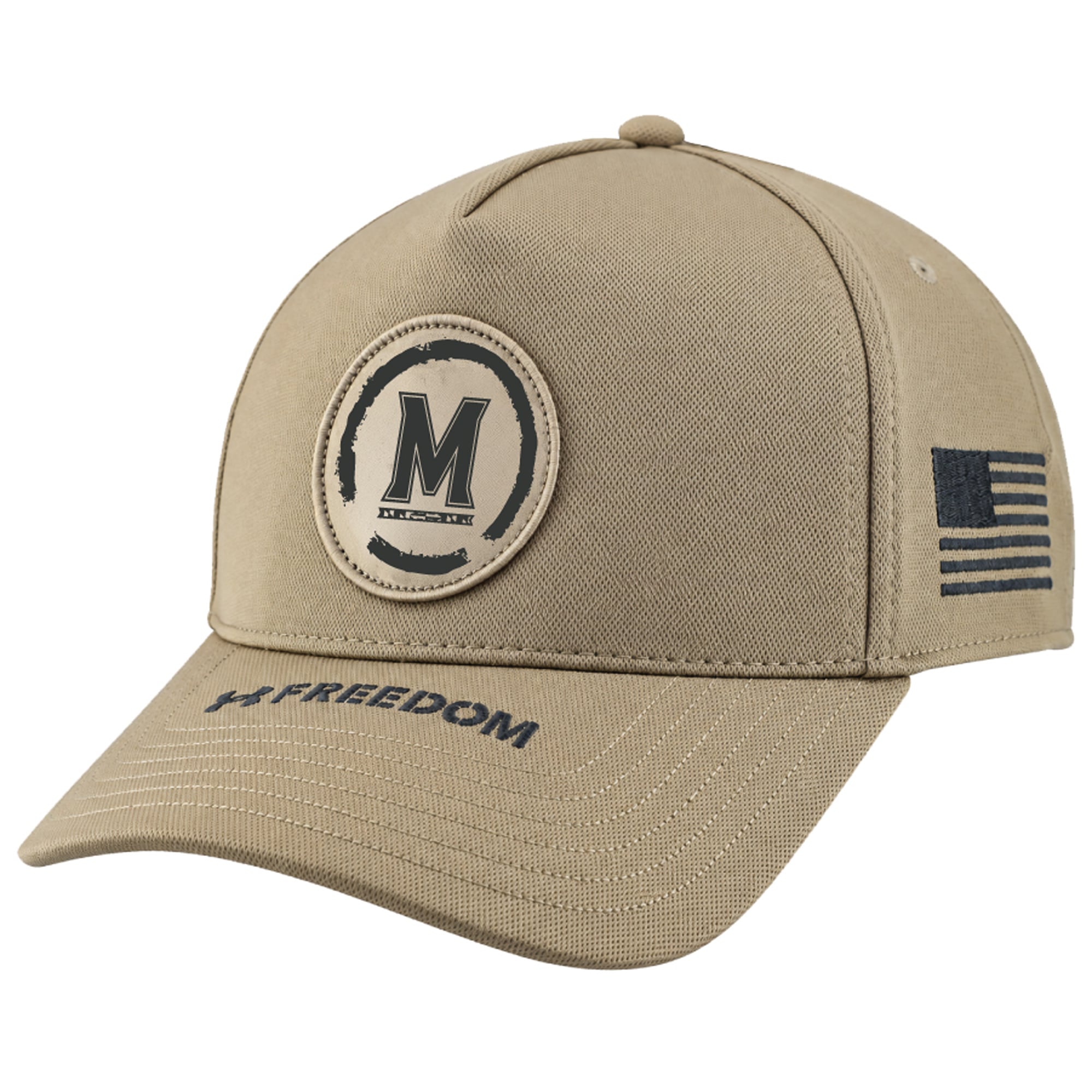 Casquette unisexe Under Armour beige Maryland Terrapins Freedom Blitzing à monture ajustable