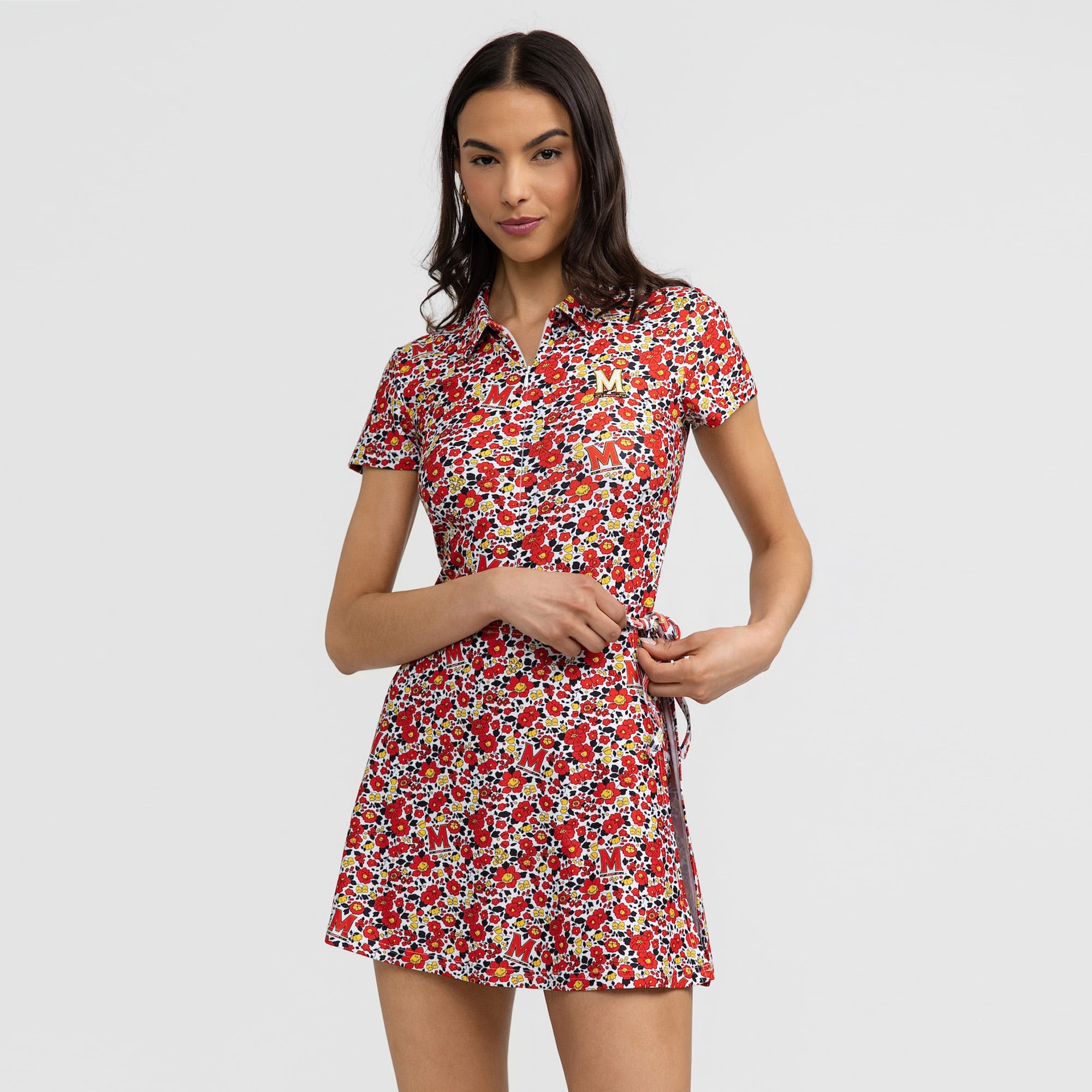 Robe Poppy Ivy rouge Maryland Terrapins pour femme de Smith & Quinn