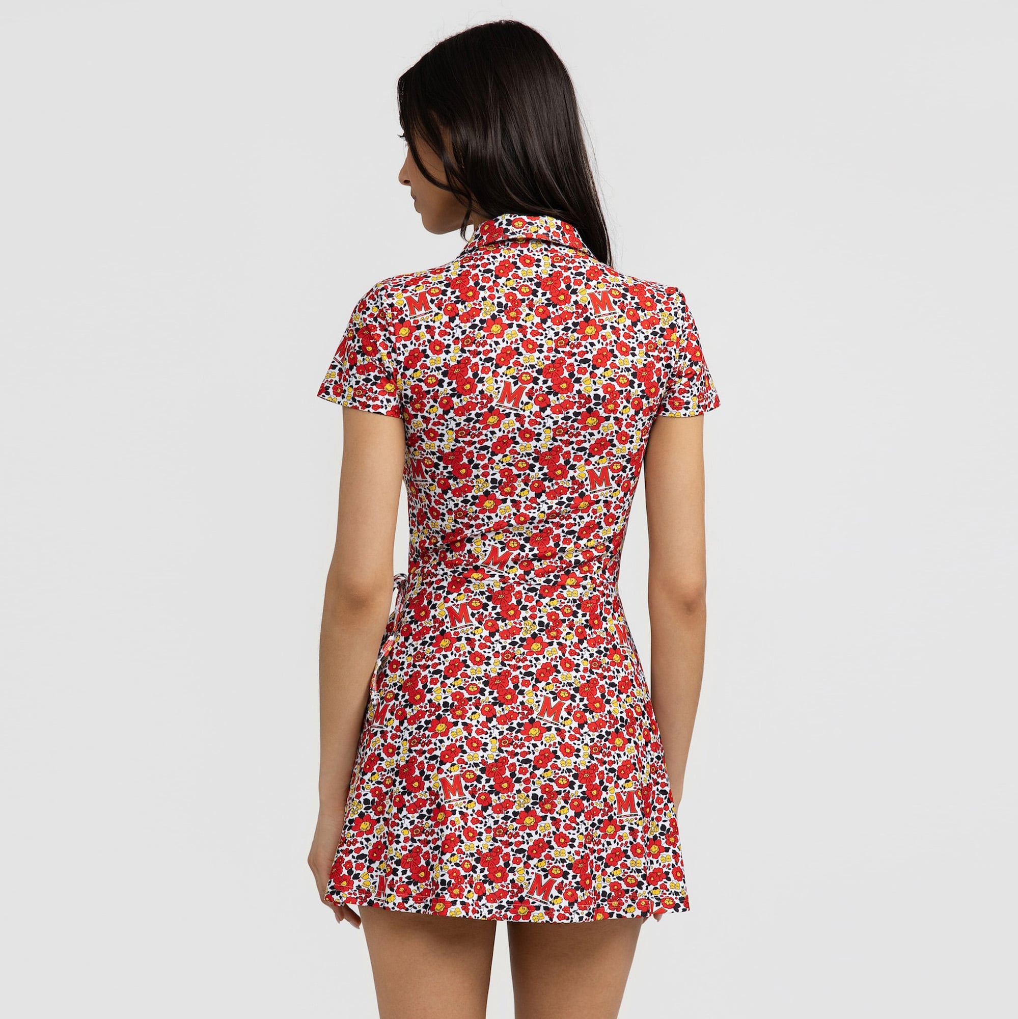 Robe Poppy Ivy rouge Maryland Terrapins pour femme de Smith & Quinn