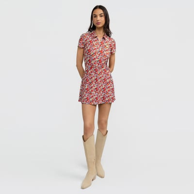 Maryland Terrapins Smith & Quinn Women's Poppy Ivy Dress - Red