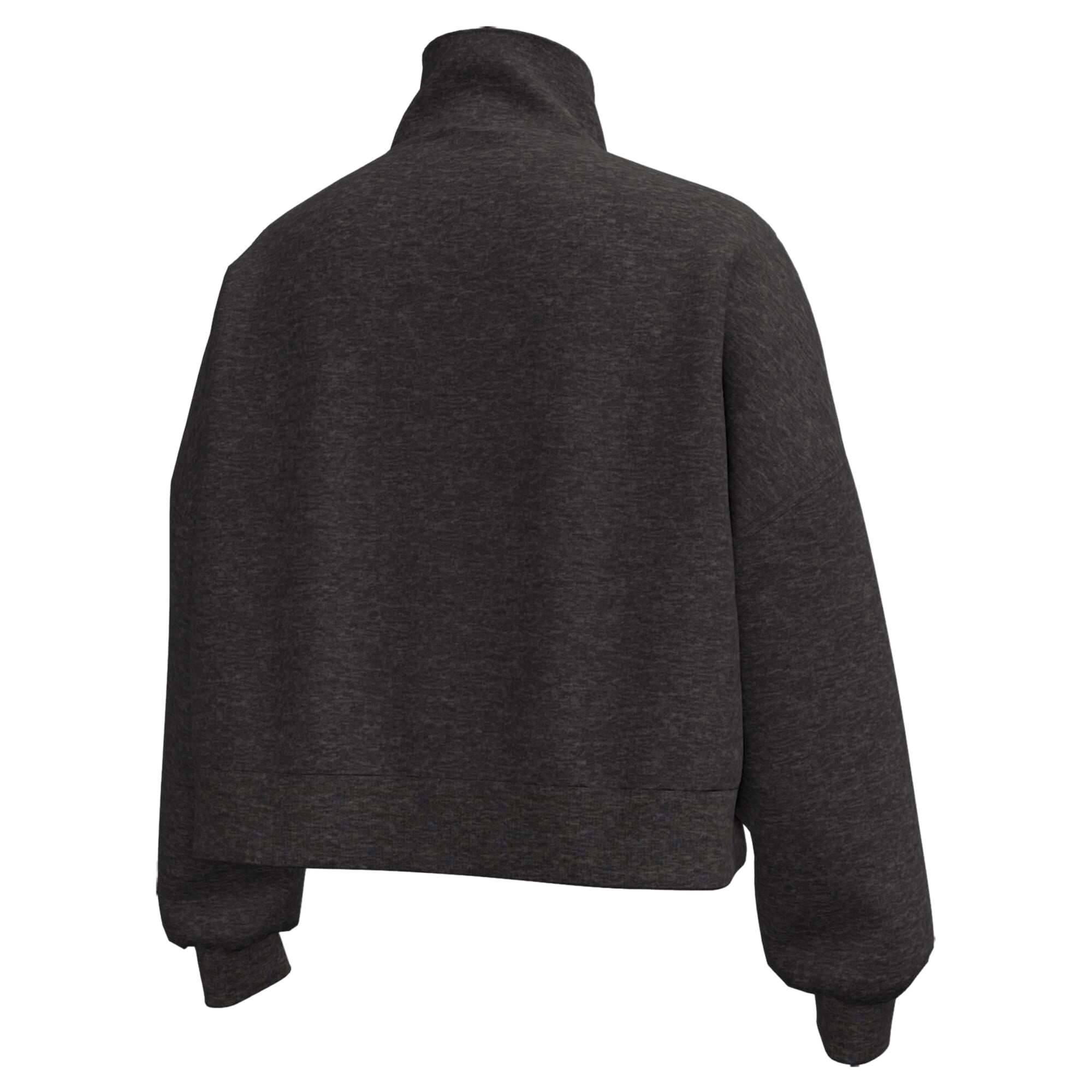 Veste polaire demi-zip Under Armour Icon Maryland Terrapins noire chinée pour femme